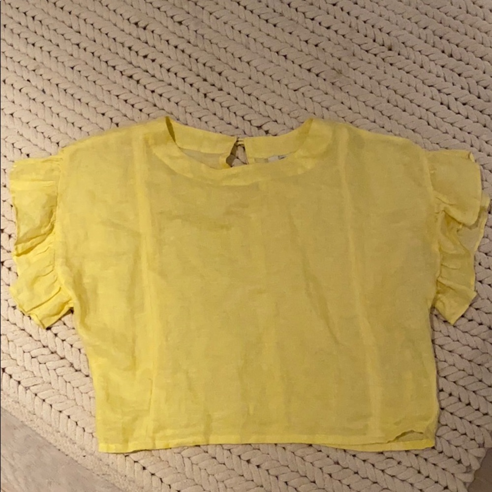 Joie yellow blouse